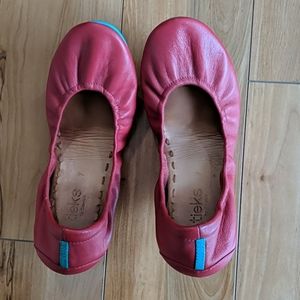 Cardinal Red Tieks size 7